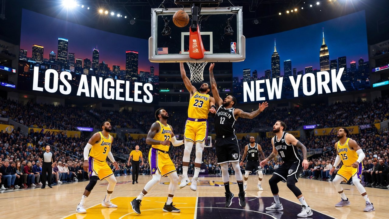 Lakers vs Brooklyn Nets Timeline